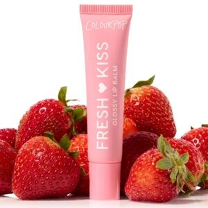 ColourPop Fresh Kiss Glossy Lip Balm: Strawberry Milk (Sheer Pink), .49oz, NIB